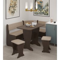 Обеденная группа Премиум Оптима (венге/обивка микровелюр №465)