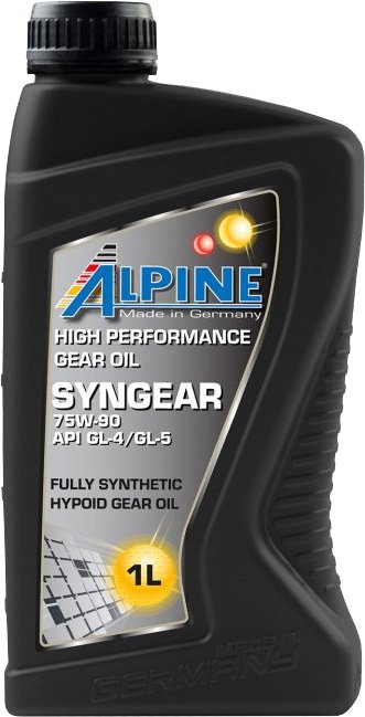 

Трансмиссионное масло Alpine Syngear 75W-90 1л