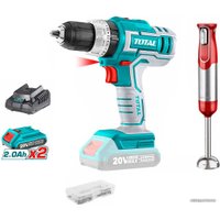  Total TOSLI22112 (шуруповерт, блендер, с 2-мя АКБ)