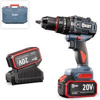 Ударная дрель-шуруповерт КВТ DB-20-160 (с 2-мя АКБ, кейс)