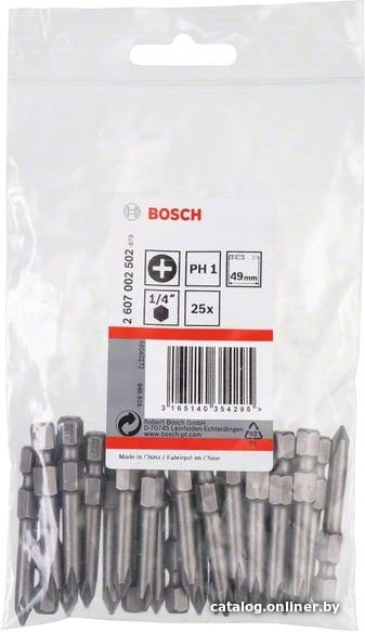 Набор бит Bosch 2607002502 (25 предметов)