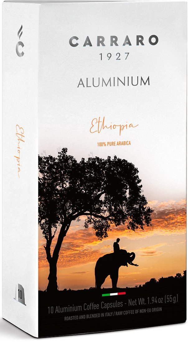 Кофе в капсулах Carraro Ethiopia aluminium 10 шт