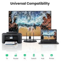 Коннектор-соединитель Ugreen NW114 30718 RJ-45 - RJ-45 (10 шт., черный)