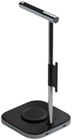 Подставка для наушников Satechi 2-in-1 Headphone Stand with Wireless Charger ST-UCHSMCM
