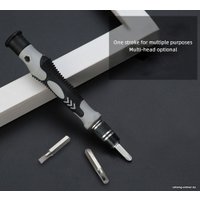 Набор отвертка с битами и головками USBTOP 557283 (115 предметов)