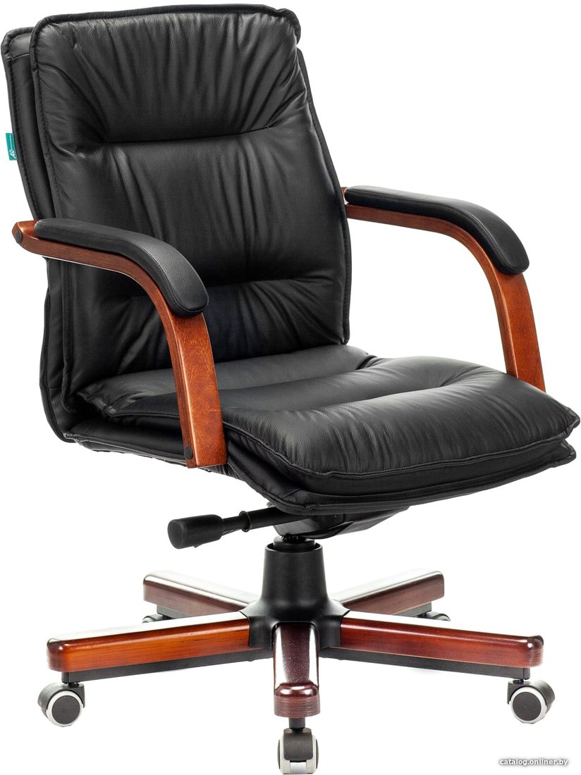 Офисное кресло Бюрократ T-9927WALNUT-LOW (черный)