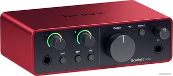 Аудиоинтерфейс Focusrite Scarlett Solo (4-е поколение)