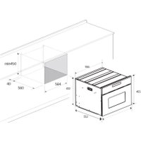 Микроволновая печь Meferi MEO608BK Microwave