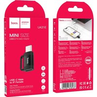 Адаптер Hoco UA31E USB Type-C - USB Type-C (черный) в Бресте