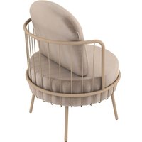 Интерьерное кресло Sheffilton SHT-AMS123 (латте/кофейный)