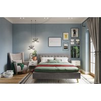 Кровать Divan Динс 140 (Velvet Grey)