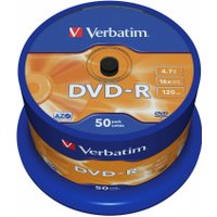 DVD-R диск Verbatim 4.7Gb 16x 43548 (50 шт.)
