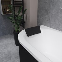 Ванна Lauter Bliss 150 P 21201052P (с ножками и сифоном 21Y32001 матовый черный)