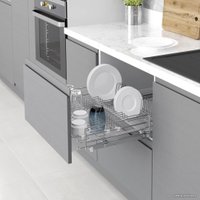 Корзина-сушка выдвижная Starax S-2031-С (хром)