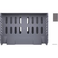 Лоток для бумаг BRAUBERG File 238108 (серый)