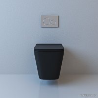 Унитаз подвесной Esbano Gartez (черный матовый)