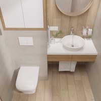 Унитаз подвесной Lavinia Boho Bristol Rimless 21010007 (чаша, пневмокрышка, шум-я)