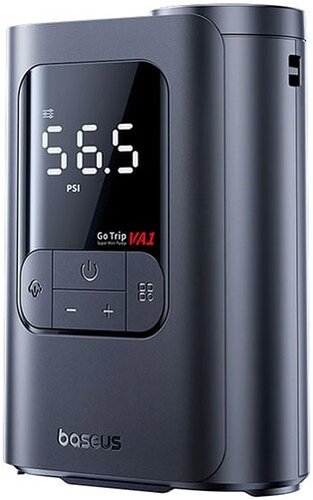 Автомобильный компрессор Baseus GoTrip VA1 Super Mini Wireless Inflator 19-Cylinder Cosmic Black C0119501