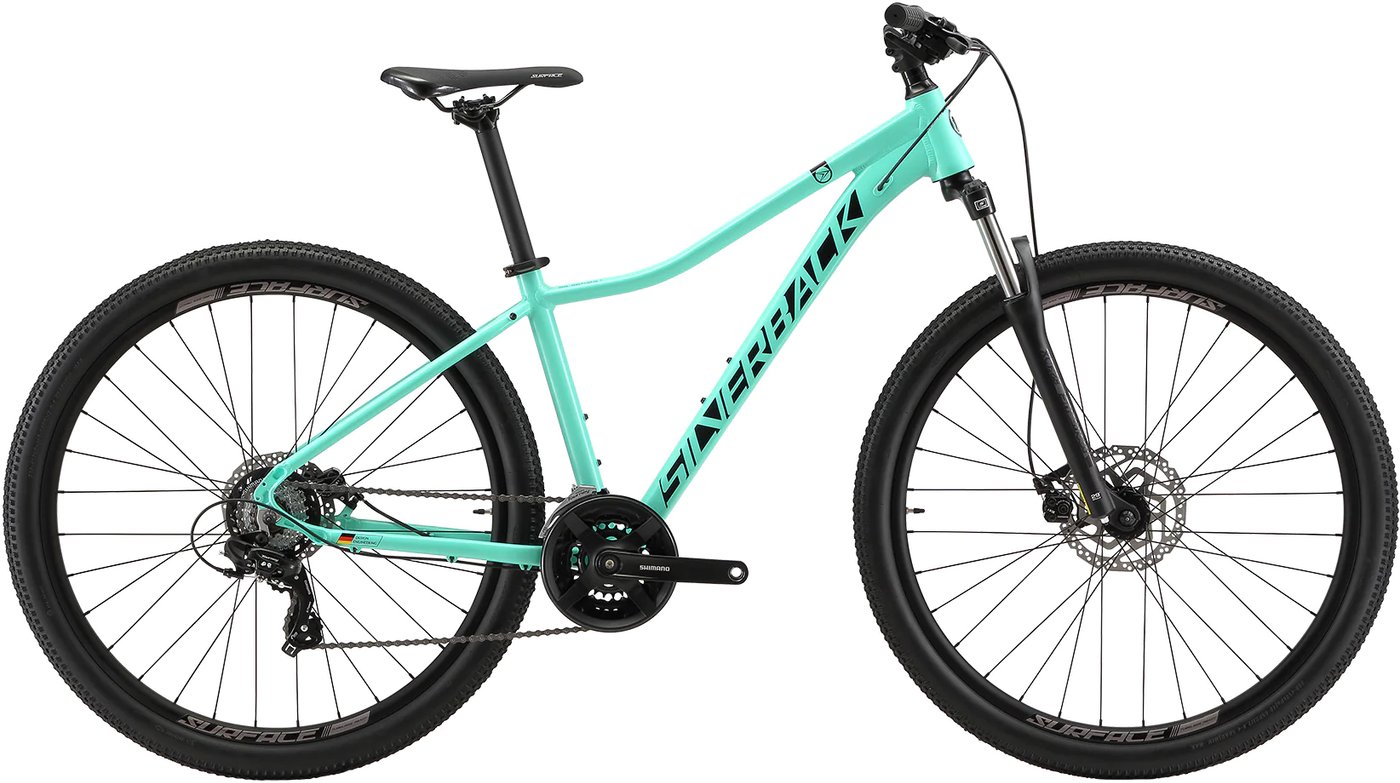 

Велосипед Silverback SE:Series 7 Ladies 27.5 M 2025 (мистический бирюзовый матовый/чёрный матовый)