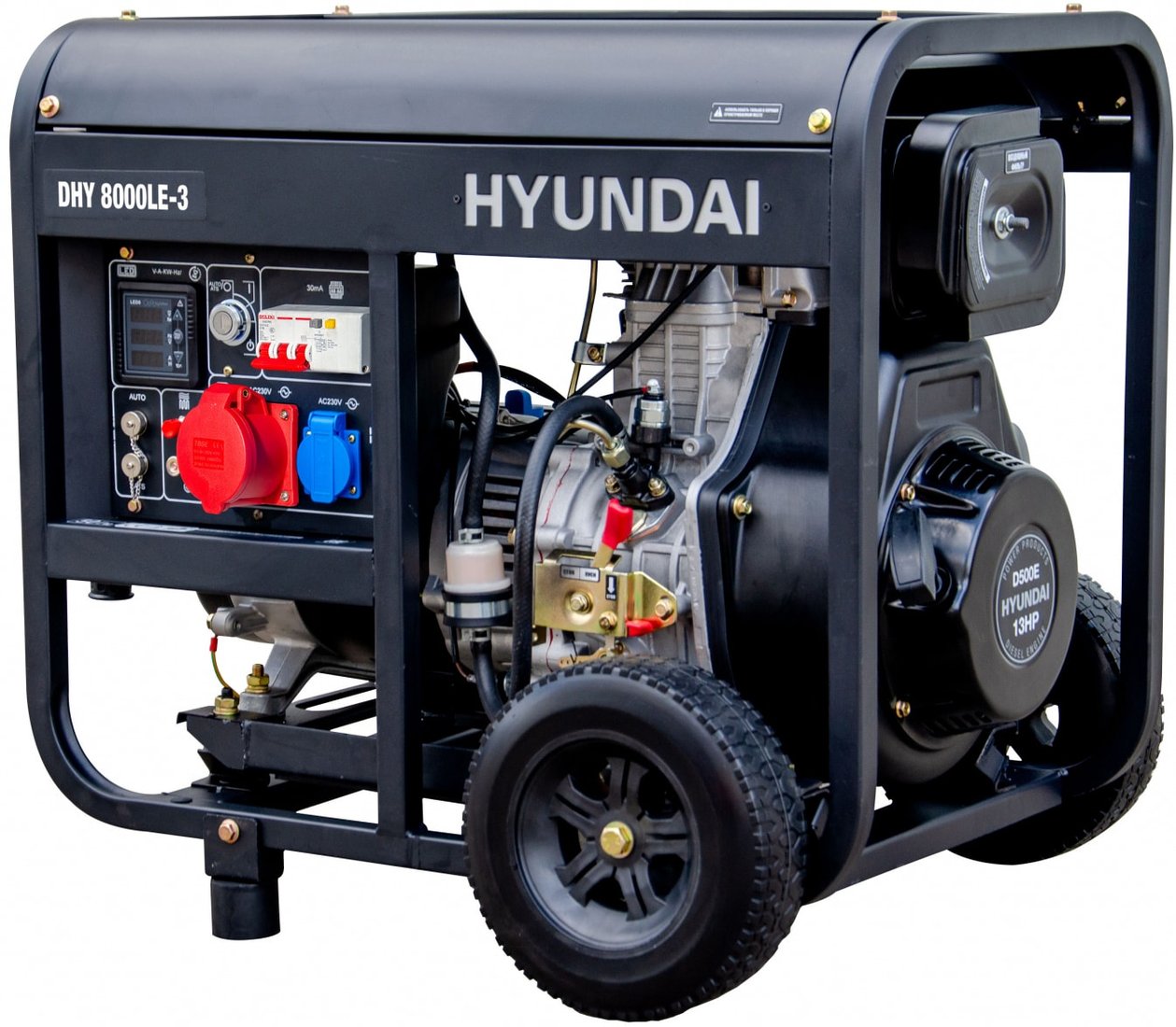 

Дизельный генератор Hyundai DHY 8000LE-3