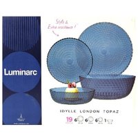 Набор тарелок Luminarc Идиллия Лондон Топаз O0203 (19шт)