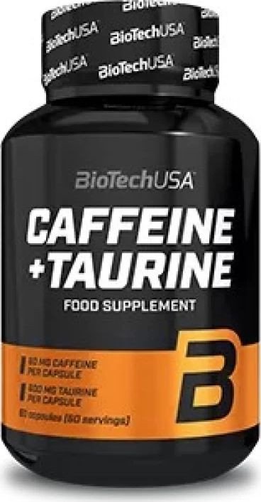 Предтренировочный комплекс BioTech USA Caffeine&Taurine (60 капсул)