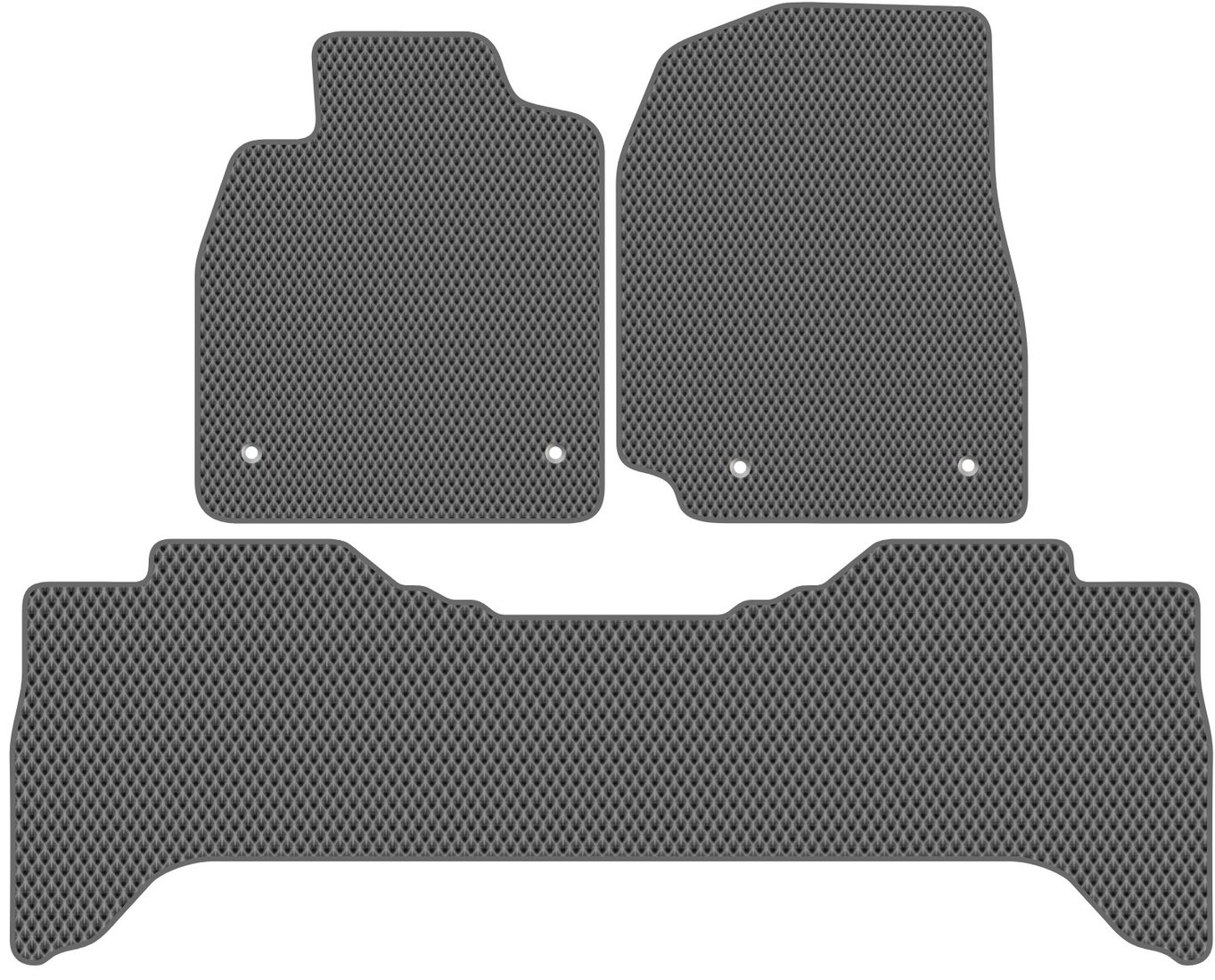

Комплект ковриков для авто Alicosta Lexus LX470 (suv / j100) 2002 - 2007 (серый, ромб)