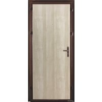 Металлическая дверь el'Porta Ультра Лайт 205x95 (антик медь/беленый дуб, левый)