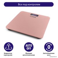 Умные напольные весы Lumme LU-1335 (розовый опал)