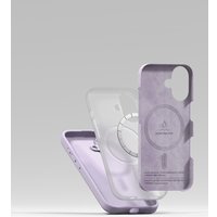Чехол для телефона Ringke Silicone Magnetic для iPhone 17 (Light Purple)