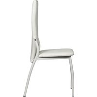 Стул ВВР Оскар (белый/белый, экокожа)