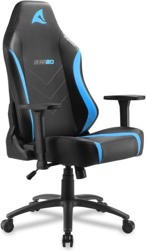 Игровое (геймерское) кресло Sharkoon Skiller SGS20 SGS20-F-BK/BU (черный/синий)
