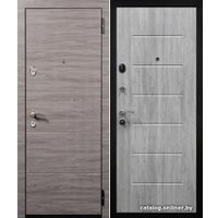 Металлическая дверь Сталлер Comfort Мюнхен 1 205x86L (дуб мадейра вертикаль/stone oak)