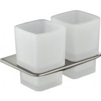 Набор стаканов для зубной щетки и пасты Grocenberg AC0056 (никель)