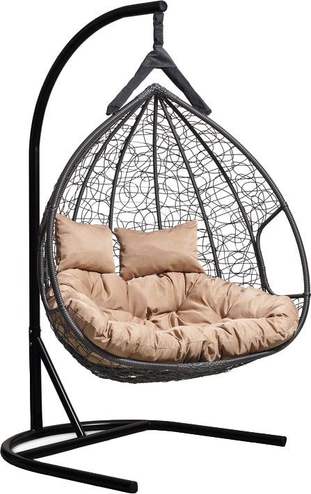 

Подвесное кресло Laura Outdoor Fisht (черный/бежевый)