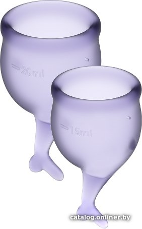 Менструальная чаша Satisfyer Feel Secure (фиолетовый)