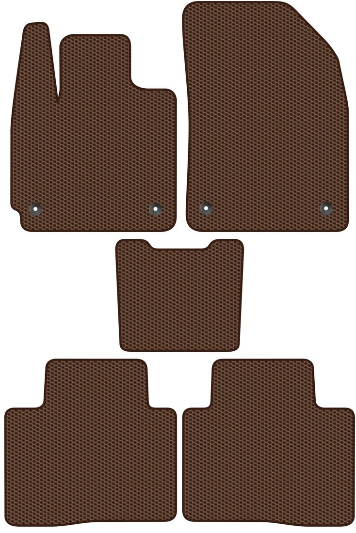 

Комплект ковриков для авто Alicosta EXEED TXL I (suv / SUV) 2020 - Н.В. (коричневый, сота)