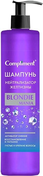 

Шампунь Compliment нейтрализатор желтизны волос Blondie Mania 330 мл