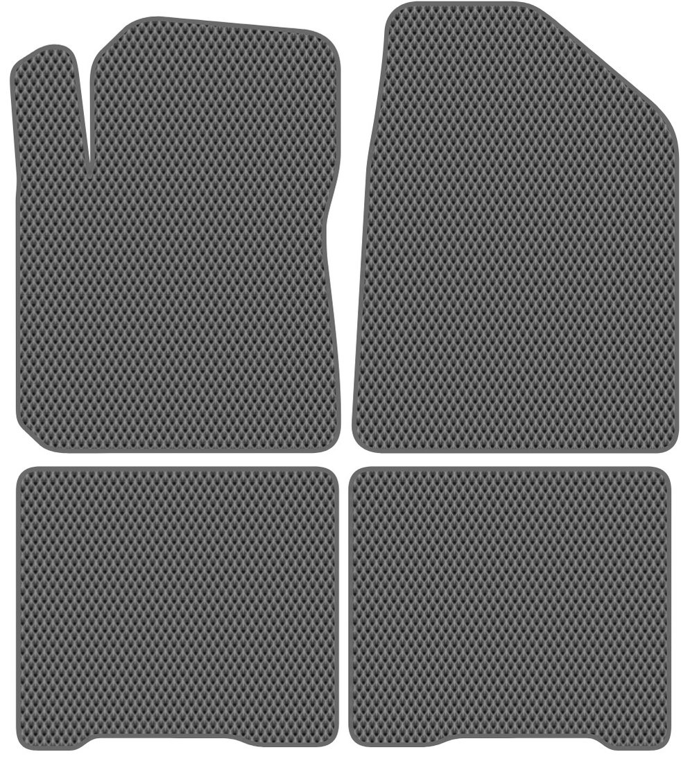 

Комплект ковриков для авто Alicosta Chery Bonus 3 (седан / A19) 2014 - 2016 (серый, ромб)