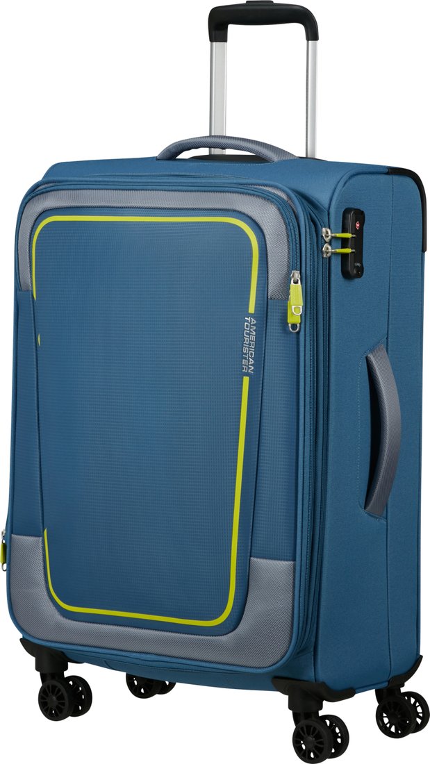 

Чемодан-спиннер American Tourister Pulsonic Coronet Blue 68 см