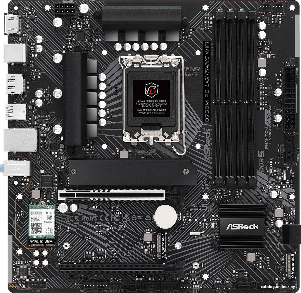 Материнская плата ASRock B760M PG Lightning WiFi