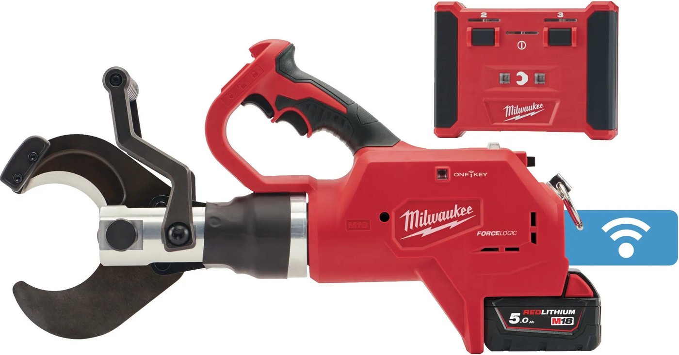 

Кабелерез Milwaukee M18 HCC75R-502C One-Key 4933459271 (с 2-мя АКБ, кейс)