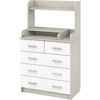 Детский комод Атон Мебель Сириус-2 Полка 805 ЛДСП (шимо светлый/белый)