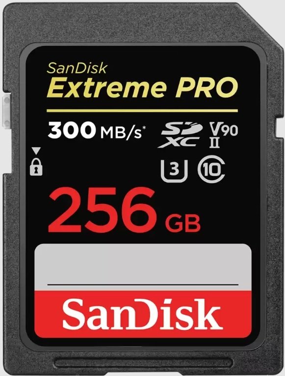 

Карта памяти SanDisk Extreme Pro V90 SDXC 256GB SDSDXDK-256G-GN4IN