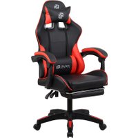 Игровое (геймерское) кресло Оклик Camper (черный/красный)