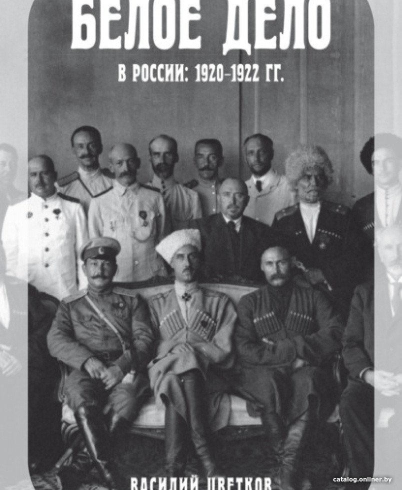 Книга издательства Яуза. Белое дело в России: 1920-1922 (Цветков В.Ж.)