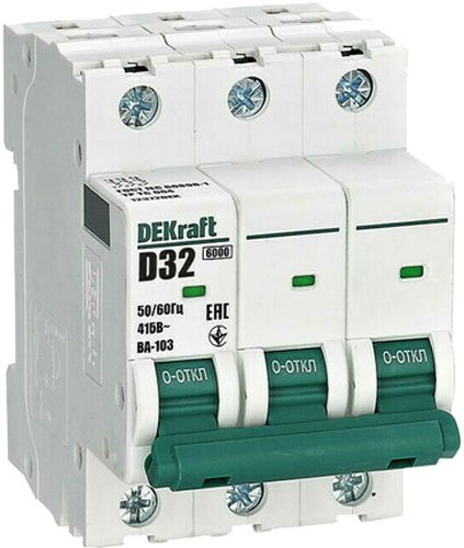 

Выключатель автоматический DEKraft 12372DEK