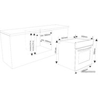 Электрический духовой шкаф Weissgauff EOA 69 AN