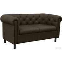 Диван Brioli Винчестер двухместный (J5/коричневый)