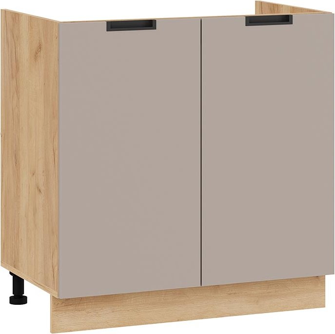 

Шкаф напольный Трия Гренада 1Н8М (дуб крафт золотой/холст латте)